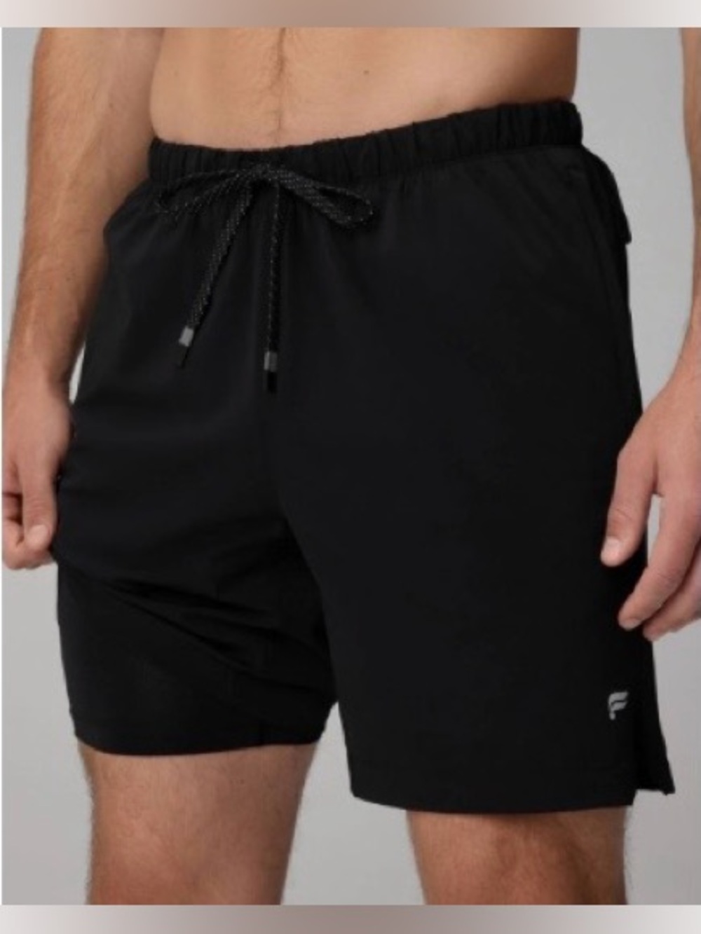 Fabletics Men's The One Short Lined 7” Black Size XXL NWT